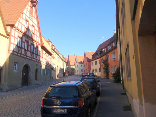 Except for the vehicles, this could be 13th Century Germany.